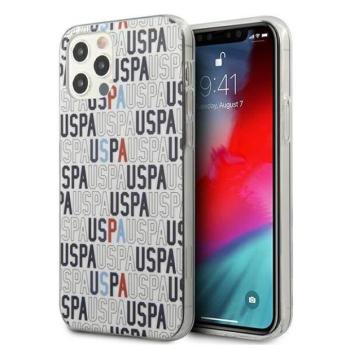 US Polo USHCP12LPCUSPA6 iPhone 12 Pro Max 6,7&quot; fehér Logo Mania Collection tok kép