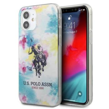 US Polo USHCP12SPCUSML iPhone 12 mini 5,4&quot; többszínű, Tie &amp; Dye Collection tok kép