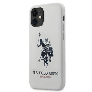 US Polo USHCP12SSLHRWH iPhone 12 mini 5,4&quot; fehér Silicone Collection tok kép