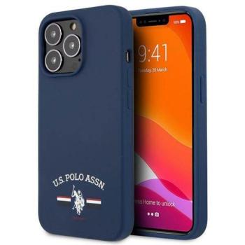 US Polo USHCP13XSFGV iPhone 13 Pro Max 6,7&quot; kék Silicone Collection tok kép