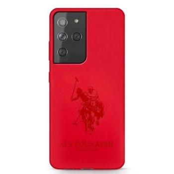US Polo USHCS21LSLHRTRE S21 Ultra G998 piros szilikon On Tone tok kép