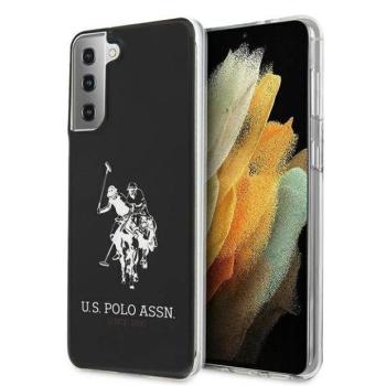 US Polo USHCS21MTPUHRBK S21+ G996 fekete fényes nagy logós tok kép