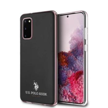 US Polo USHCS62TPUBK Samsung Galaxy S20 G980 fekete fényes tok kép