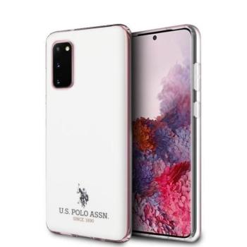 US Polo USHCS62TPUWH Samsung Galaxy S20 G980 fehér fényes tok kép
