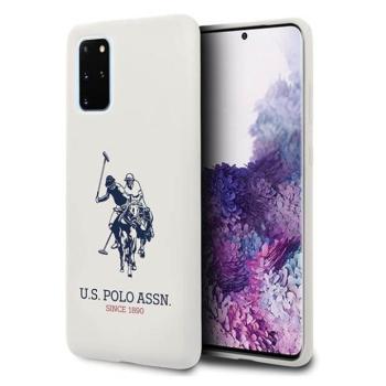 US Polo USHCS67SLHRWWH S20+ G985 fehér Silicone Collection tok kép