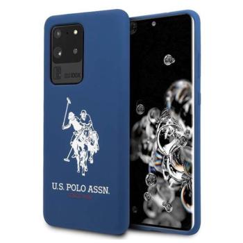 US Polo USHCS69SLHRNV Samsung Galaxy S20 Ultra G988 kék Silicone Collection tok kép