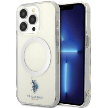 US Polo USHMP15XUCIT iPhone 15 Pro Max 6.7&quot; átlátszó MagSafe tok kép