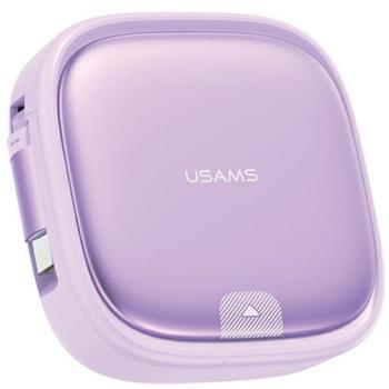 USAMS 3 az 1-ben kábel dobozban MicroUSB/USB-C/Lightning 60W lila SJ650USB03 (US-SJ650) kép