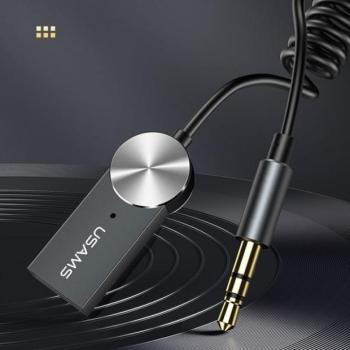USAMS Adapter audio Bluetooth 5.0 USB-AUX szürke kép