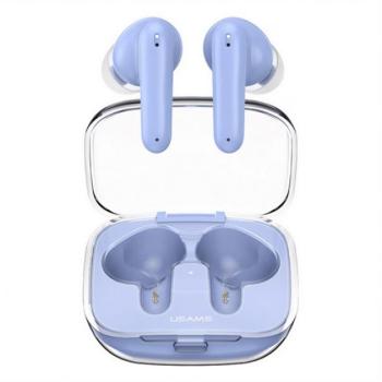 USAMS BE16 bluetooth fülhallgató SZTEREO (v5.3, TWS, zajszűrő + töltőtok) VILÁGOSKÉK kép