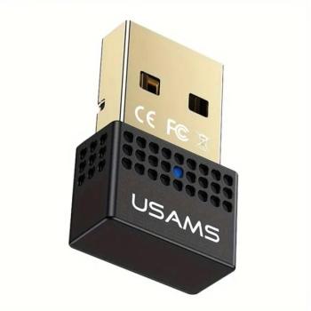 USAMS bluetooth adapter (USB, v5.3) FEKETE kép