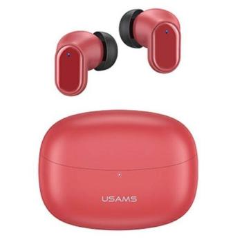 USAMS Bluetooth fülhallgató 5.1 TWS BH sorozat vezeték nélküli piros BHUBH03 kép