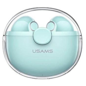 USAMS Bluetooth fülhallgató 5.1 TWS BU sorozat vezeték nélküli zöld BHUBU03 kép
