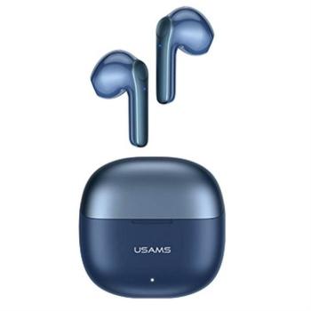 USAMS Bluetooth fülhallgató 5.1 TWS XH Series Dual mic vezeték nélküli kék BHUXH03 kép