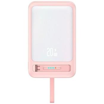 USAMS CD219 XM Series MagSafe-kompatibilis powerbank 10000mAh - rózsaszín kép