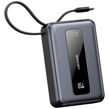 USAMS CD243 XH Series powerbank 20000mAh 65W - szürke kép