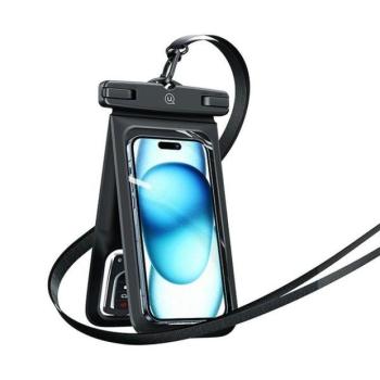 USAMS FSD1401 vízálló dupla tok, IP68 6.7&quot; max - fekete kép