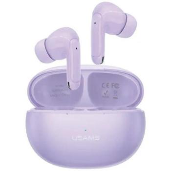 USAMS fülhallgató Bluetooth 5.3 TWS X-Don Series kettős mikrofon ENC vezeték nélküli lila BHUXD03 (USAMS-XD18) kép