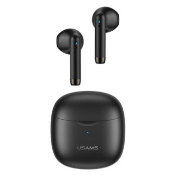 USAMS IA04 bluetooth fülhallgató SZTEREO (v5.0, TWS, mikrofon, zenehallgatáshoz ajánlott + töltőtok) FEKETE Oppo Reno 8 Pro, Asus ROG Phone 6, Asus Zenfone 9, Motorola Moto G42 (XT2233), Xiaomi kép