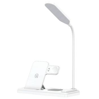 USAMS Indukciós töltő 4in1 lámpával 15W fehér CD195WXC01 (US-CD195) kép