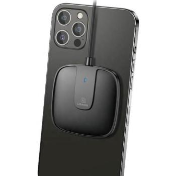USAMS indukciós töltő US-CD153 mágneses 15W iPhone 12 sorozat fekete CD153DZ01 kép