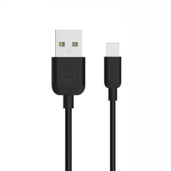 USAMS kábel U-Turn lightning 1m fekete 2A IPUSBXD01 (US-SJ097) kép