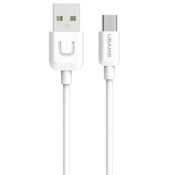 USAMS kábel U-Turn microUSB 1m fehér 2A MICUSBXD02 (US-SJ098) kép