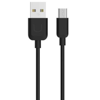 USAMS kábel U-Turn microUSB 1m fekete 2A MICUSBXD01 (US-SJ098) kép
