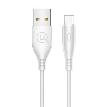 USAMS kábel U18 USB-C 2A gyorstöltés 1m fehér SJ267USB02 (US-SJ267) kép