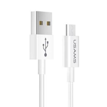 USAMS kábel U23 microUSB 2A gyorstöltés 1m fehér SJ284USB01 (US-SJ284) kép