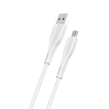 USAMS kábel U38 microUSB 4A gyors töltés OPPO 1m fehér SJ375USB02 (US-SJ375) kép