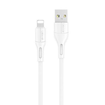 USAMS kábel U68 lightning 2A gyorstöltés 1m fehér SJ500USB02 (US-SJ500) kép