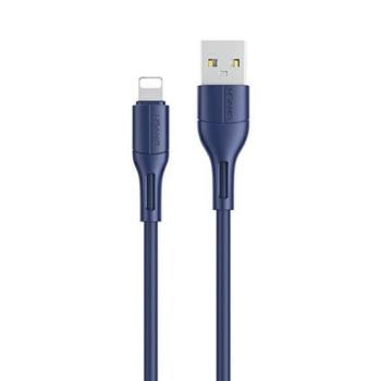 USAMS kábel U68 lightning 2A gyorstöltés 1m kék SJ500USB03 (US-SJ500) kép