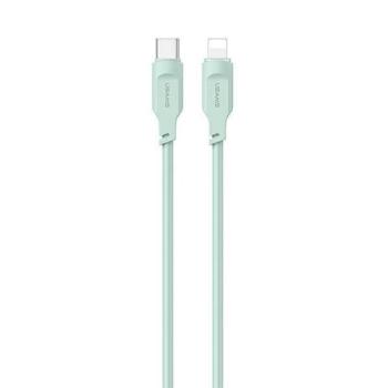 USAMS kábel USB-C - Lightning PD gyorstöltés 1,2m 20W Lithe Series zöld SJ566USB04 (US-SJ566) kép