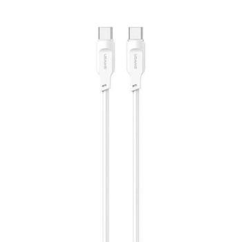 USAMS kábel USB-C - USB-C PD gyorstöltés 1,2m 100W Lithe Series fehér SJ567USB02 (US-SJ567) kép