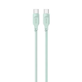 USAMS kábel USB-C - USB-C PD Gyorstöltés 1,2m 100W Lithe Series zöld SJ567USB04 (US-SJ567) kép