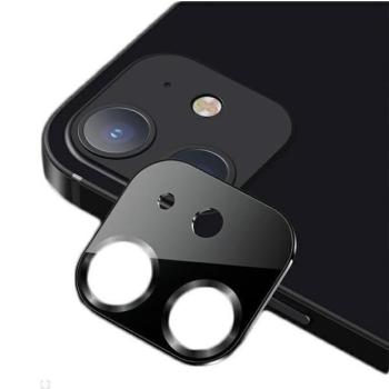 USAMS kamera lencse védő fólia fekete szegéllyel iPhone 12 Mini kép