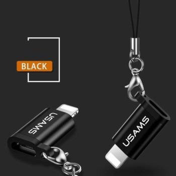 USAMS microUSB Lightning adapter fekete SJ152ML01 (US-SJ152) kép