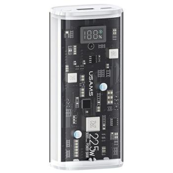 USAMS Powerbank 9000mAh PD 20W QC3.0+PD kétportos gyorstöltő fehér 10KCD18902 (US-CD189) kép