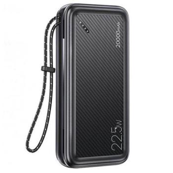 USAMS Powerbank PB60 20000mAh 22.5W 2xQC3.0+PD gyorstöltés fekete 20KCD16801 (US-CD168) kép