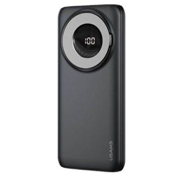 USAMS Powerbank PB62 10000mAh 20W QC3.0+PD mágneses vezeték nélküli gyorstöltés fekete 10KCD17101 (US-CD171) kép