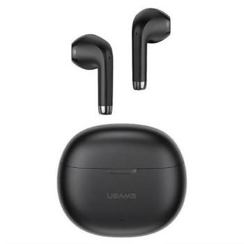 USAMS RHYMBO bluetooth fülhallgató SZTEREO (v5.3, TWS, zajszűrő + töltőtok) FEKETE kép