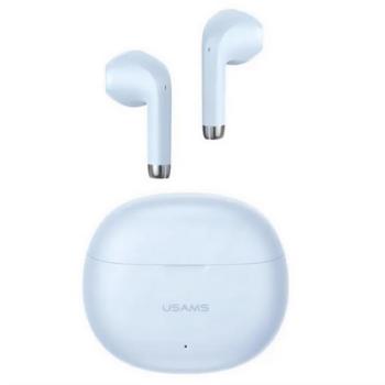 USAMS RHYMBO bluetooth fülhallgató SZTEREO (v5.3, TWS, zajszűrő + töltőtok) VILÁGOSKÉK kép