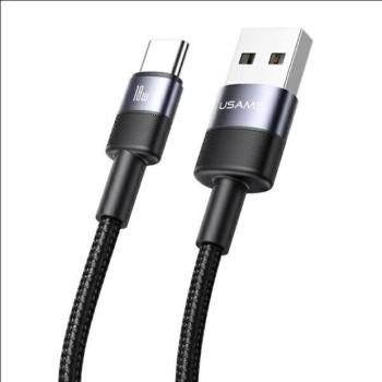 USAMS SJ718 USB-A - Type-C kábel 3A 1.2m - fekete kép