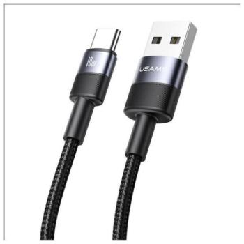 Usams SJ718USB01 SY Series USB-A - Type-C kábel 3A 120cm - fekete kép