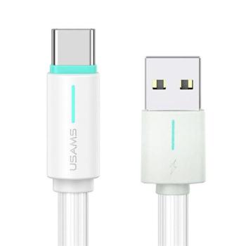 USAMS SJ732 YU Series USB-A - Type-C kábel 3A 1m - fehér kép