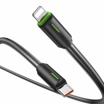 USAMS SJ735 YU Series Type-C - Lightning kábel 1m 30W - fekete kép