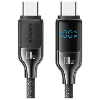 Usams SJ742USB02 HX Series Type-C - Type-C kábel 100W 120cm - fekete kép