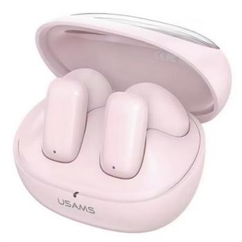 USAMS TD22 bluetooth fülhallgató SZTEREO (v5.3, TWS, zajszűrő + töltőtok) RÓZSASZÍN kép