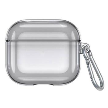 USAMS Tok védőtok AirPods 3 átlátszó fekete tok kép
